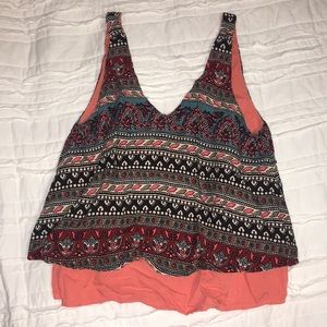 Hollister Pattern Tank Top